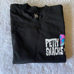 ✨NEW✨ Petty Snacks Fun Gus Fungus Mushroom Black T-Shirt - Limited Edition Tee